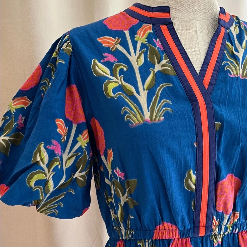 NWT THML brand cotton midi dress size XS - Picture 2 of 11